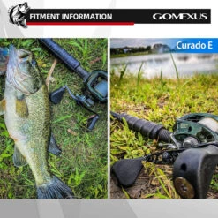 Gomexus 110mm Aluminium Handle With 35mm TPE Knob -Kalastusvälineet BS110HTE35BKTNr 5